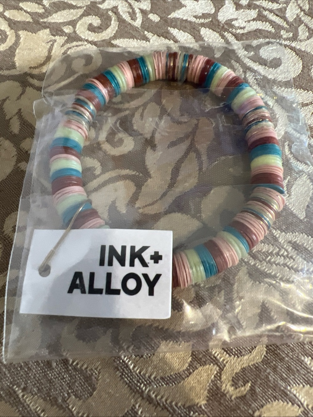 Ink & Alloy Multi Color Beaded Braclet Gift Fashion Accessory